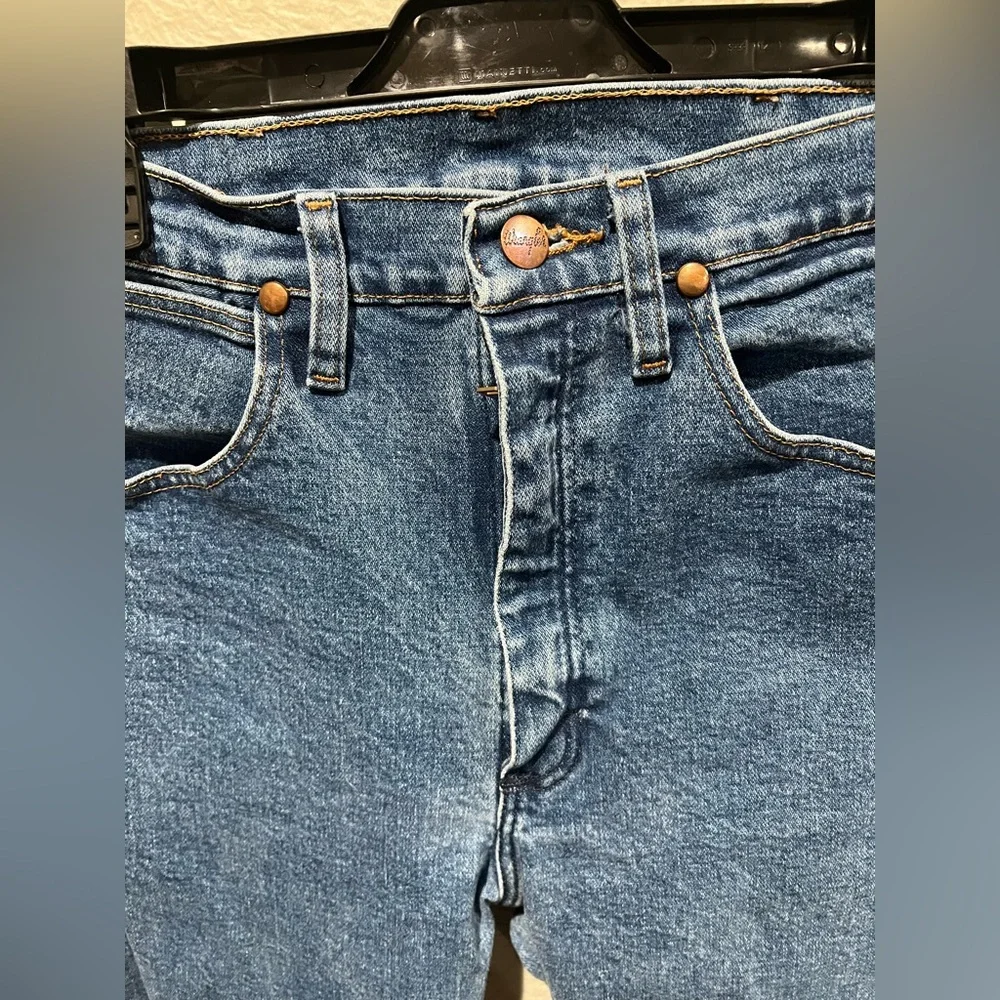 Wrangler Women's Straight Leg Pants High Waisted Best Fit a 26 Western Vintage - Picture 2 of 7